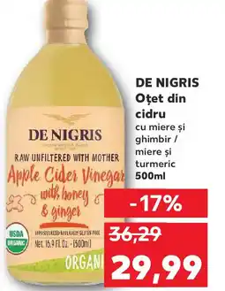 Kaufland DE NIGRIS Oțet din cidru Ofertă