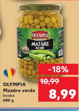 Kaufland OLYMPIA Mazăre verde Ofertă