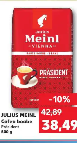 Kaufland JULIUS MEINL Cafea boabe Ofertă