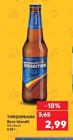 Kaufland TIMIŞOREANA Bere blondă Ofertă