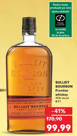 Kaufland BULLEIT BOURBON Frontier whiskey Ofertă