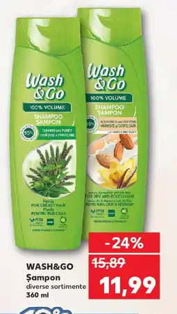 Kaufland WASH &GO Şampon Ofertă