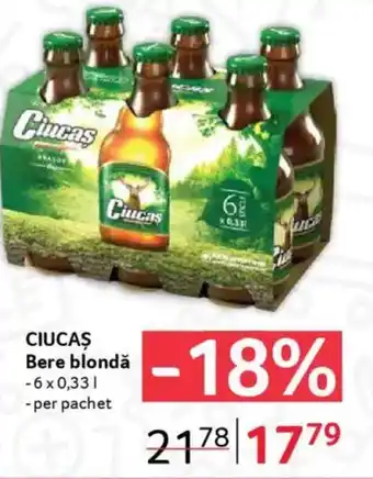 Selgros CIUCAS Bere blondǎ Ofertă