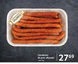 Selgros Cârnǎciori de porc afumați Ofertă