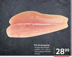 Selgros File de pangasius Ofertă