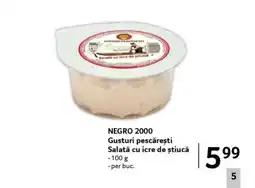 Selgros NEGRO 2000 Gusturi pescărești Salată cu icre de știucă Ofertă
