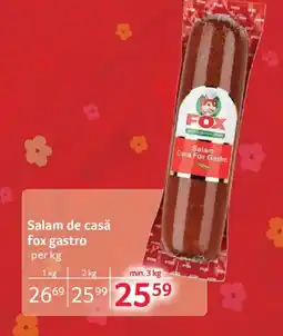 Selgros FOX Salam de casǎ gastro Ofertă