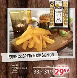 Selgros Cartofi Fry'n'dip cu coajă Ofertă