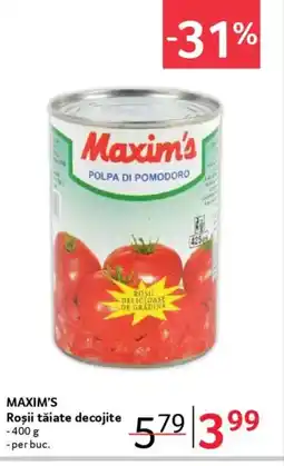 Selgros MAXIM'S Roşii tăiate decojite Ofertă