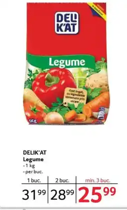 Selgros DELIK'AT Legume Ofertă