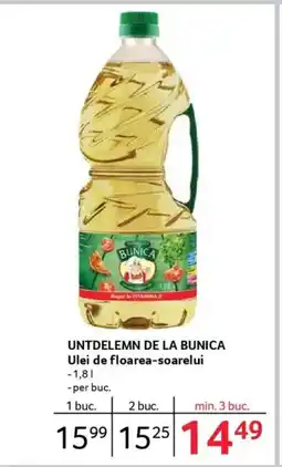 Selgros UNTDELEMN DE LA BUNICA Ulei de floarea-soarelui Ofertă