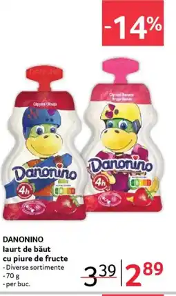 Selgros DANONINO laurt de băut cu piure de fructe Ofertă