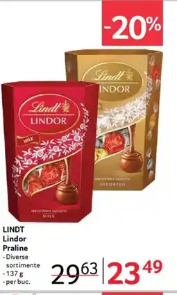Selgros LINDT Lindor Praline Ofertă