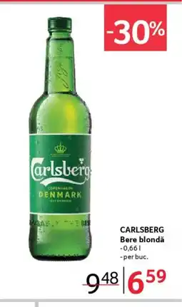 Selgros CARLSBERG Bere blondǎ Ofertă