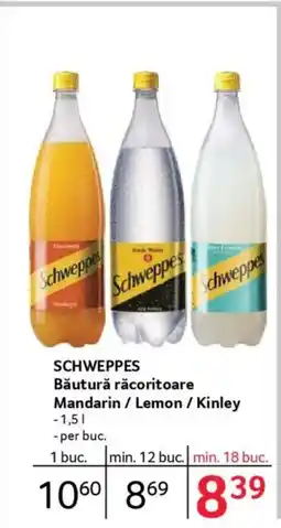 Selgros SCHWEPPES Băutură răcoritoare Mandarin / Lemon / Kinley Ofertă