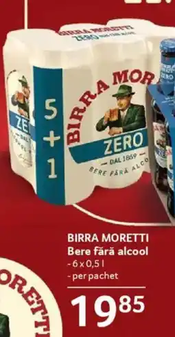 Selgros BIRRA MORETTI Bere fără alcool Ofertă