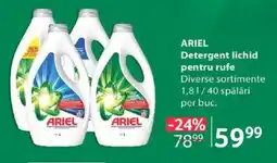 Selgros ARIEL Detergent lichid pentru rufe Ofertă