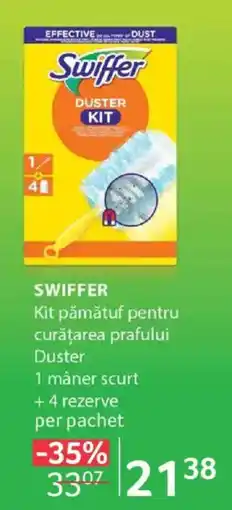 Selgros SWIFFER Kit pǎmǎtuf pentru curăţarea prafului Ofertă