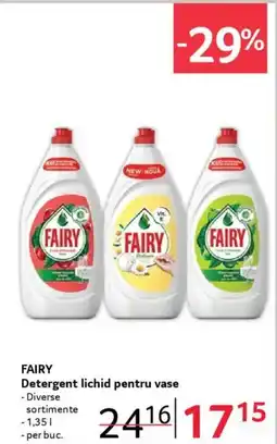 Selgros FAIRY Detergent lichid pentru vase Ofertă