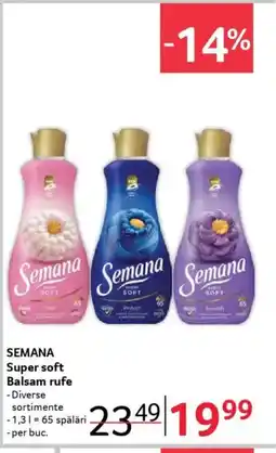 Selgros SEMANA Super soft Balsam rufe Ofertă