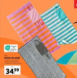 Lidl Saltea de plajă Ofertă