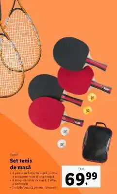Lidl Set tenis de masă Ofertă
