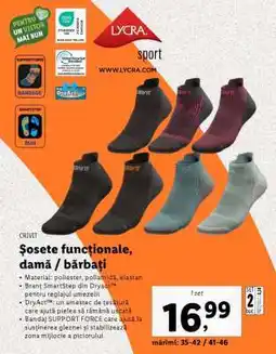 Lidl Șosete funcționale, damă / bărbați Ofertă