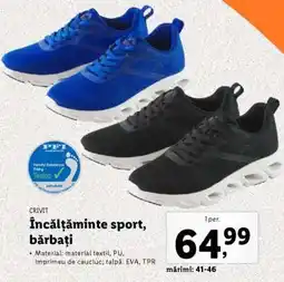 Lidl Încălțăminte sport, bărbați Ofertă