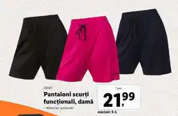 Lidl Pantaloni scurți funcționali, damă Ofertă