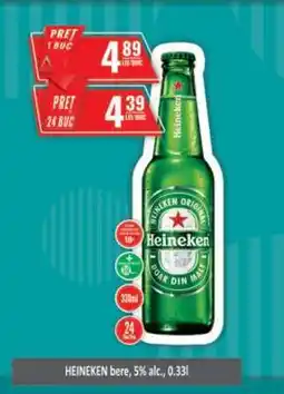 CBA HEINEKEN bere, 5% alc., 0.33l Ofertă