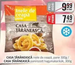 CBA CASA ȚĂRĂNEASCĂ inele de ceapă, pane 300g Ofertă