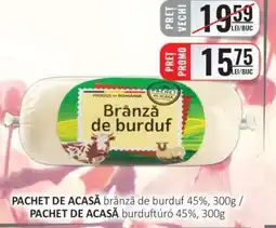 CBA PACHET DE ACASĂ brânză de burduf 45%, 300g Ofertă