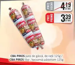 CBA CBA PIROS pate Ofertă