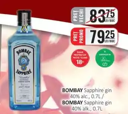 CBA BOMBAY Sapphire gin Ofertă