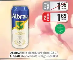 CBA ALBRAU bere blondă, fără alcool 0.5L Ofertă