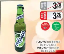 CBA TUBORG Bere blondă Ofertă