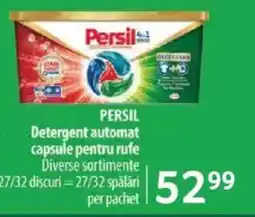 Selgros PERSIL Detergent automat capsule pentru rufe Ofertă