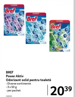 Selgros BREF Power Aktiv Odorizant solid pentru toaletă Ofertă