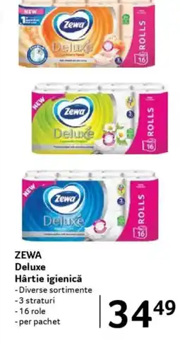 Selgros ZEWA Deluxe Hârtie igienic Ofertă