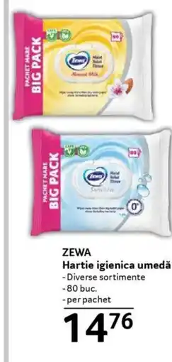 Selgros ZEWA Hartie igienica umedă Ofertă