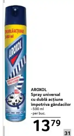 Selgros AROXOL Spray universal cu dublă acțiune împotriva gândacilor Ofertă