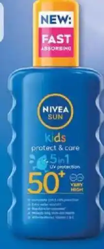Selgros NIVEA SUN Spray pentru copii Protect & Care SPF 50+ Ofertă