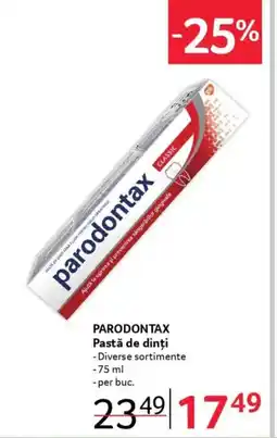 Selgros PARODONTAX Pastă de dinți Ofertă