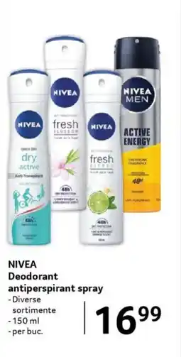 Selgros NIVEA Deodorant antiperspirant spray Ofertă