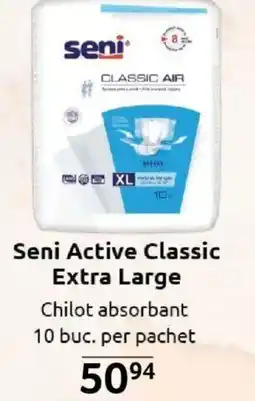 Selgros Seni Active Classic Extra Large Chilot absorbant Ofertă