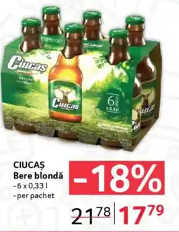 Selgros CIUCAS Bere blondǎ Ofertă