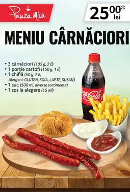 Selgros Meniu cârnăciori Ofertă