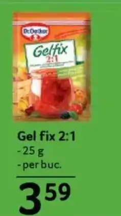 Selgros DR.OETKER Gel fix 2:1 Ofertă