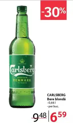 Selgros CARLSBERG Bere blondǎ Ofertă