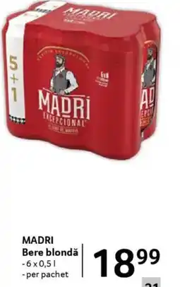 Selgros MADRI Bere blondǎ Ofertă